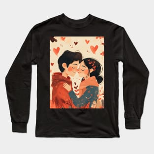 Discover True Romance: Art, Creativity and Connections for Valentine's Day and Lovers' Day Long Sleeve T-Shirt